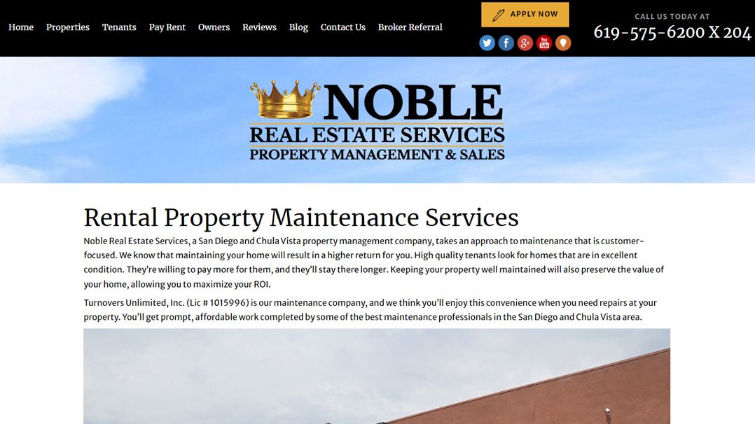Noble Real Estate Services Turnover Unlimited
