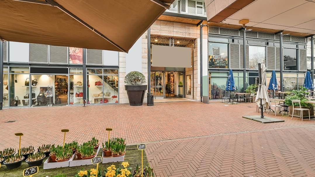 A Shopping Center Entrance