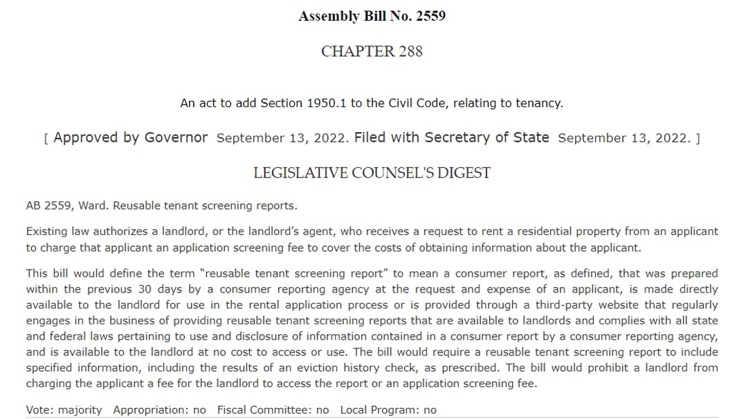 Assembly Bill 2559