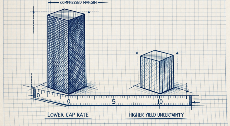 San Diego property cap rate comparison chart