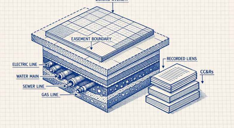 Reviewing commercial property title and zoning documents