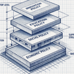 Four commercial insurance policy documents stacked together