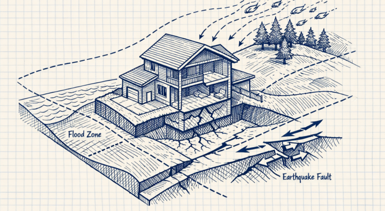 Excluded flood damage to commercial building