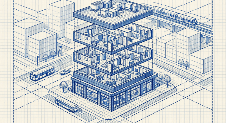 Mixed-use urban development in San Diego
